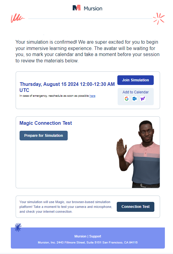 2024-08-15 22_58_27-Thanks for signing up! Your simulation is confirmed. - jenna.zhu@mursion.com - M