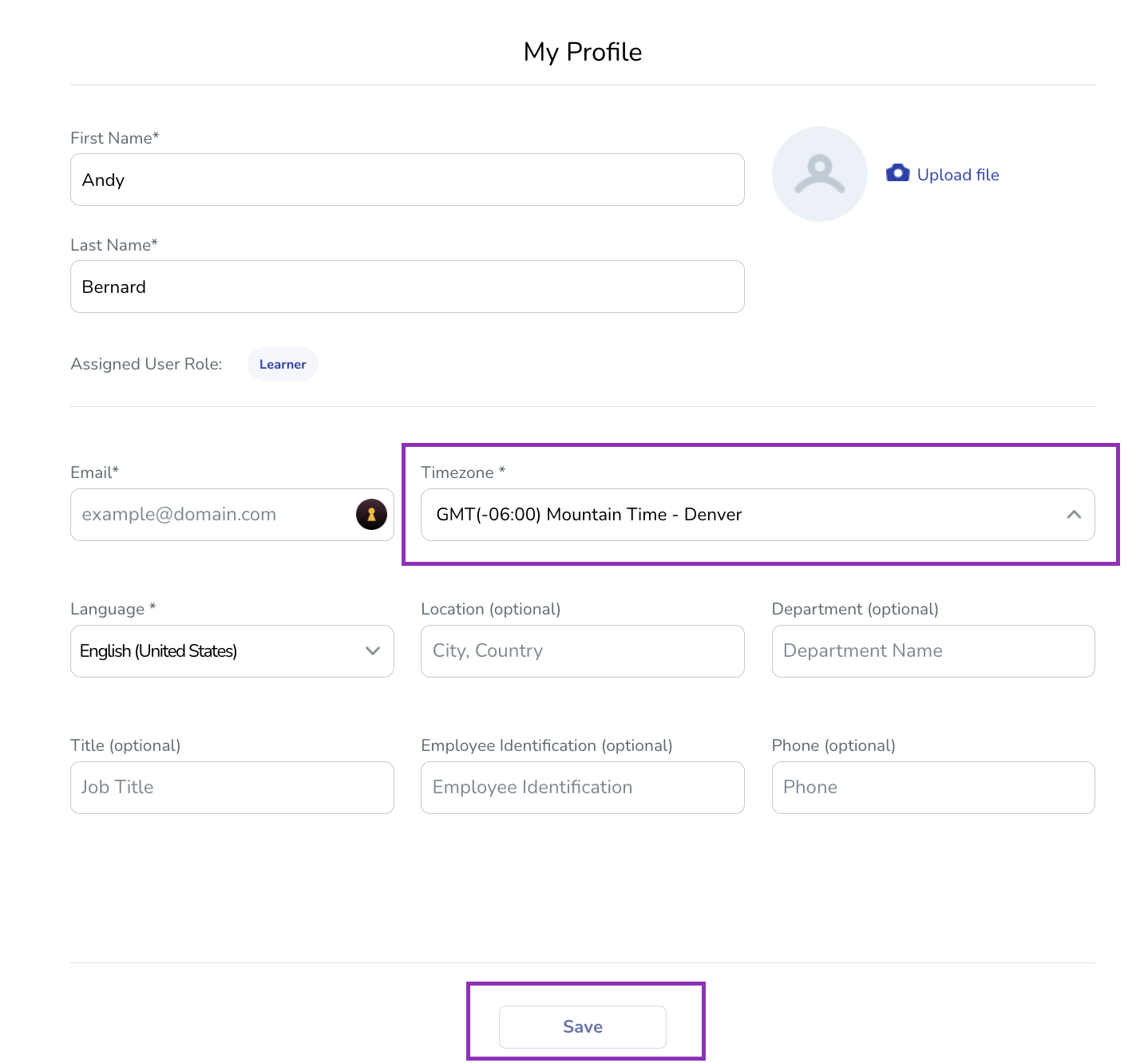 Setting Your Timezone in the Mursion Portal