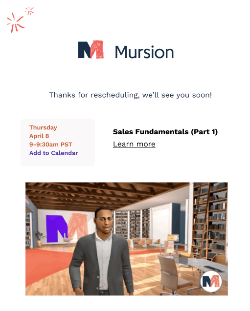 Rescheduling a Simulation